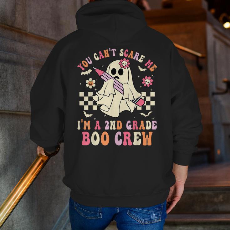 You Can't Scare Me Im A 2nd-Grade Boo Crew Teacher Halloween Men Zip Up Hoodie Back Print, funny gift You Can't Scare Me Im A 2nd-Grade Boo Crew Teacher Halloween Men Zip Up Hoodie Back Print, funny gift