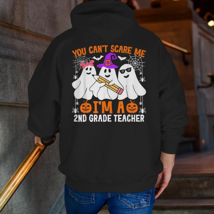 You Can't Scare Me I'm A 2nd Grade Teacher Halloween Men Zip Up Hoodie Back Print, 2nd Grade Teacher Hoodies, funny gift You Can't Scare Me I'm A 2nd Grade Teacher Halloween Men Zip Up Hoodie Back Print, 2nd Grade Teacher Hoodies, funny gift