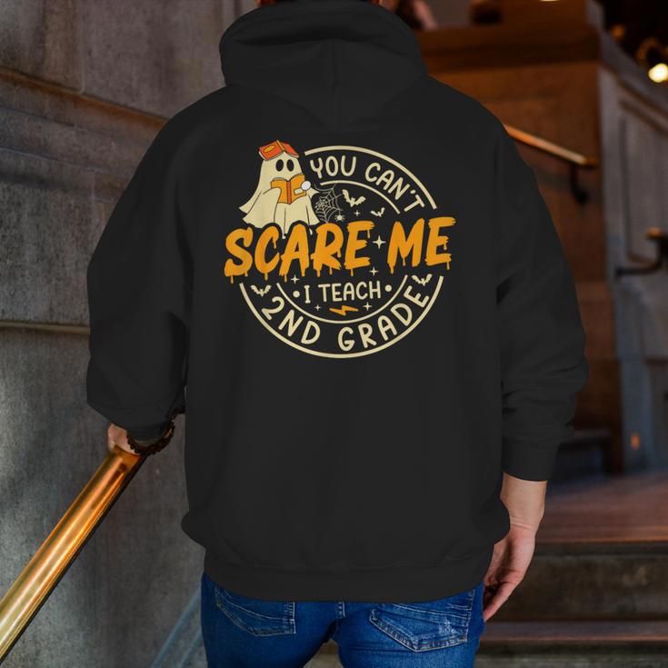 You Can't Scare Me I Teach 2nd Grade Teacher Halloween Ghost Men Zip Up Hoodie Back Print, 2nd Grade Teacher Hoodies, funny gift You Can't Scare Me I Teach 2nd Grade Teacher Halloween Ghost Men Zip Up Hoodie Back Print, 2nd Grade Teacher Hoodies, funny gift