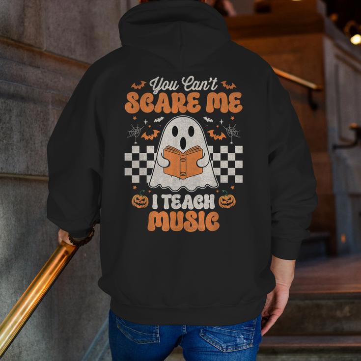 You Can't Scare Me I Teach Music Retro Teacher Halloween Men Zip Up Hoodie Back Print, funny gift You Can't Scare Me I Teach Music Retro Teacher Halloween Men Zip Up Hoodie Back Print, funny gift