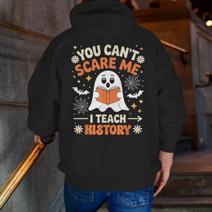 You Can't Scare Me I Teach History Retro Teacher Halloween Men Zip Up Hoodie Back Print, History Teacher Hoodies, funny gift You Can't Scare Me I Teach History Retro Teacher Halloween Men Zip Up Hoodie Back Print, History Teacher Hoodies, funny gift
