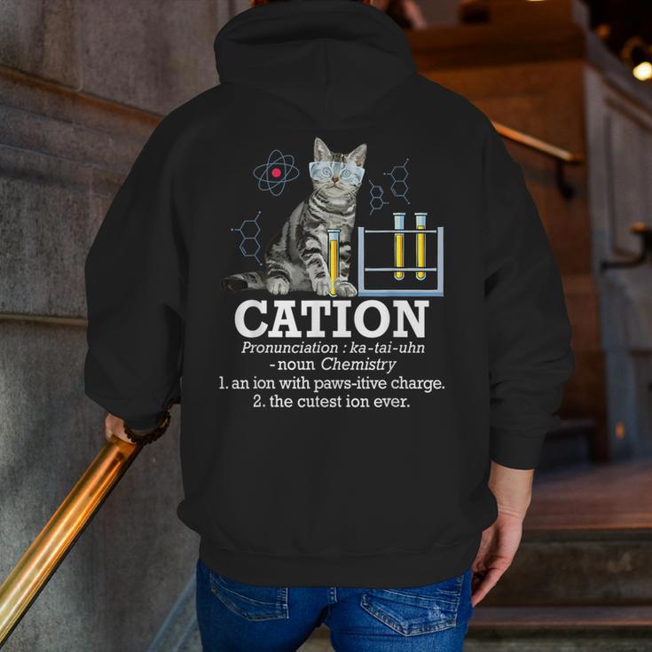 Cation Chemistry Humor Science Teacher Cat Pun Men Zip Up Hoodie Back Print, Science Teacher Hoodies, funny gift Cation Chemistry Humor Science Teacher Cat Pun Men Zip Up Hoodie Back Print, Science Teacher Hoodies, funny gift