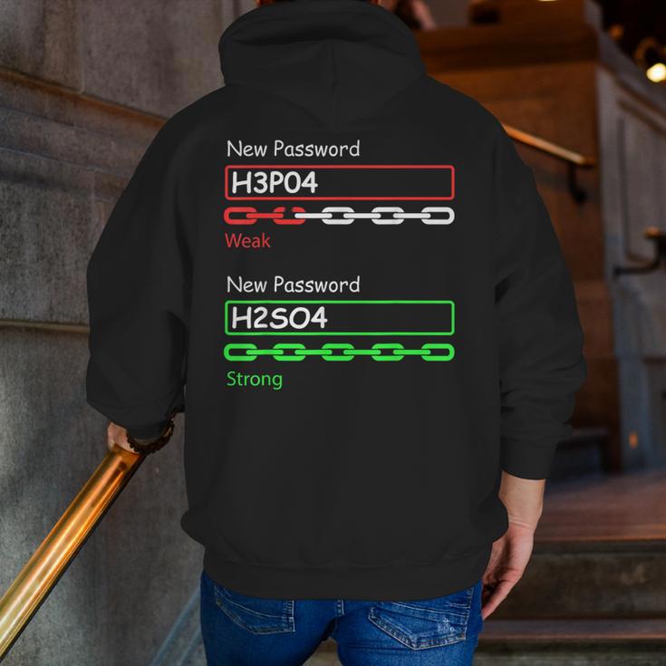 Chemist Science Teacher Student Chemistry Men Zip Up Hoodie Back Print, Science Teacher Hoodies, funny gift