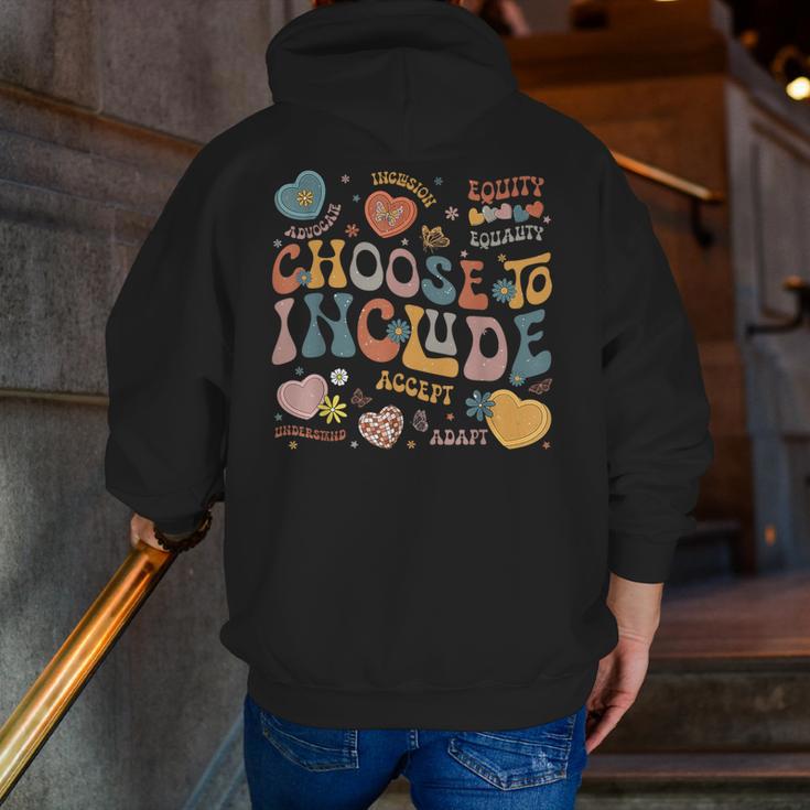 Choose To Include Inclusion Matters Autism Awareness Teacher Men Women Girls Kids Men Zip Up Hoodie Back Print, funny gift Choose To Include Inclusion Matters Autism Awareness Teacher Men Women Girls Kids Men Zip Up Hoodie Back Print, funny gift