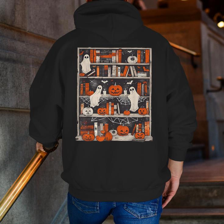 Cute Ghost Book Reading Books Lover Spooky Teacher Halloween Men Zip Up Hoodie Back Print, funny gift Cute Ghost Book Reading Books Lover Spooky Teacher Halloween Men Zip Up Hoodie Back Print, funny gift