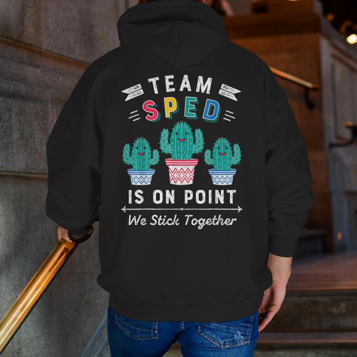 Cute SPED Teacher Special Education Cactus SPED Teacher Men Zip Up Hoodie Back Print, funny gift Cute SPED Teacher Special Education Cactus SPED Teacher Men Zip Up Hoodie Back Print, funny gift