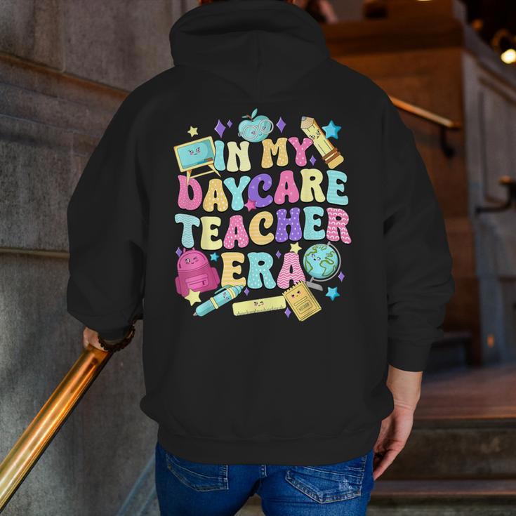 In My Daycare Teacher Era Daycare Provider Kids Men Zip Up Hoodie Back Print, funny gift In My Daycare Teacher Era Daycare Provider Kids Men Zip Up Hoodie Back Print, funny gift