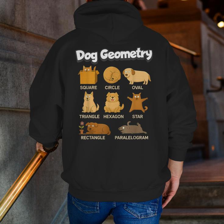 Dog Geometry Math Teacher Back To School STEM Humor Men Zip Up Hoodie Back Print, funny gift Dog Geometry Math Teacher Back To School STEM Humor Men Zip Up Hoodie Back Print, funny gift