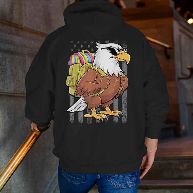 Eagle First Day Of School Teacher Back To School Eagle Men Zip Up Hoodie Back Print, funny gift Eagle First Day Of School Teacher Back To School Eagle Men Zip Up Hoodie Back Print, funny gift