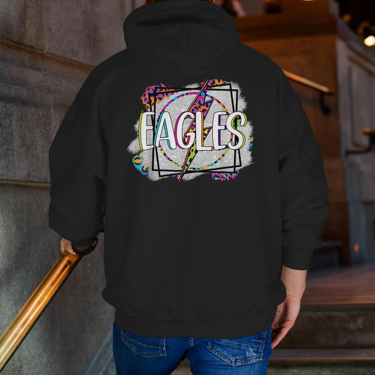 Eagles Teacher School Sports Fan Team Spirit Men Zip Up Hoodie Back Print, funny gift Eagles Teacher School Sports Fan Team Spirit Men Zip Up Hoodie Back Print, funny gift