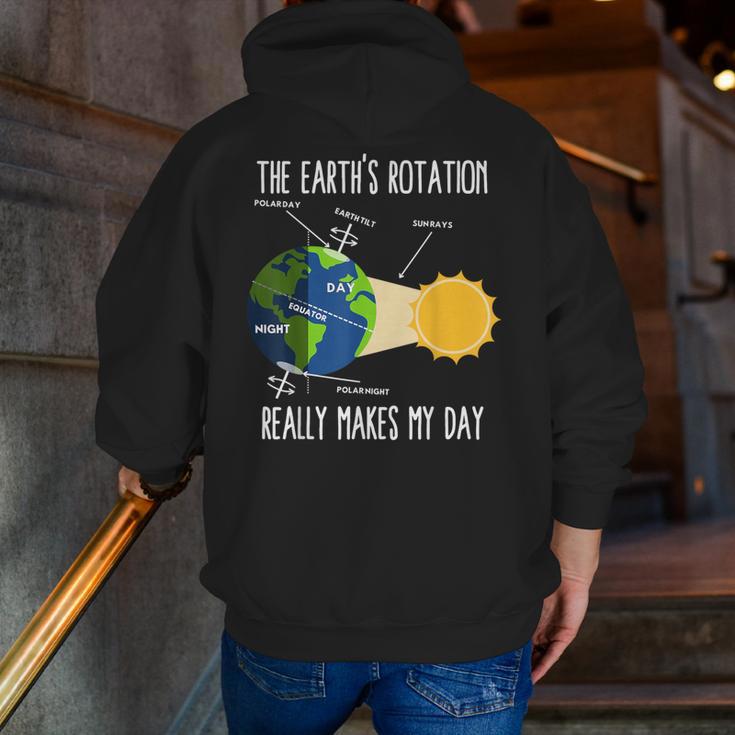 Earth Rotation Earth Day Science Teacher Kids Women Men Zip Up Hoodie Back Print, Science Teacher Hoodies, funny gift Earth Rotation Earth Day Science Teacher Kids Women Men Zip Up Hoodie Back Print, Science Teacher Hoodies, funny gift