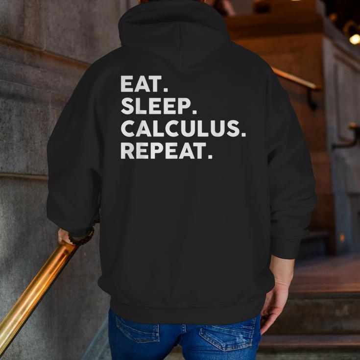 Eat Sleep Calculus Repeat Mathematics Math Teacher Men Zip Up Hoodie Back Print, funny gift Eat Sleep Calculus Repeat Mathematics Math Teacher Men Zip Up Hoodie Back Print, funny gift