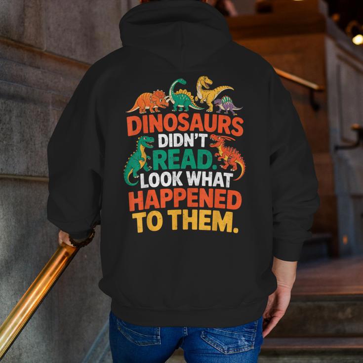 English Teacher Dinosaurs Didn’t Read What Happened To Them Men Zip Up Hoodie Back Print, English Teacher Hoodies, funny gift English Teacher Dinosaurs Didn’t Read What Happened To Them Men Zip Up Hoodie Back Print, English Teacher Hoodies, funny gift