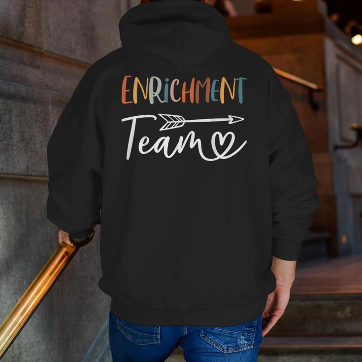 Enrichment Team Enrichment Coordinator Teacher Squad Men Zip Up Hoodie Back Print, funny gift Enrichment Team Enrichment Coordinator Teacher Squad Men Zip Up Hoodie Back Print, funny gift