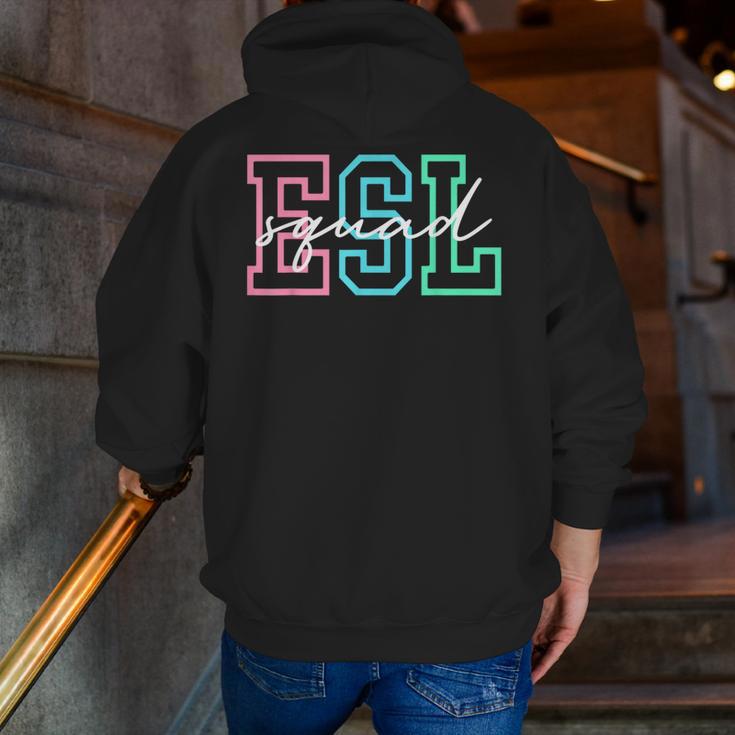 ESL Squad Teacher English As A Second Language Men Zip Up Hoodie Back Print, Esl Teacher Hoodies, English Teacher Hoodies, funny gift ESL Squad Teacher English As A Second Language Men Zip Up Hoodie Back Print, Esl Teacher Hoodies, English Teacher Hoodies, funny gift