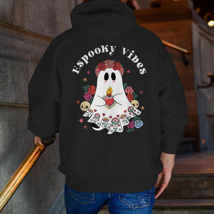 Espooky Vibes Maestra Halloween Spanish Mexican Teacher Men Zip Up Hoodie Back Print, funny gift Espooky Vibes Maestra Halloween Spanish Mexican Teacher Men Zip Up Hoodie Back Print, funny gift