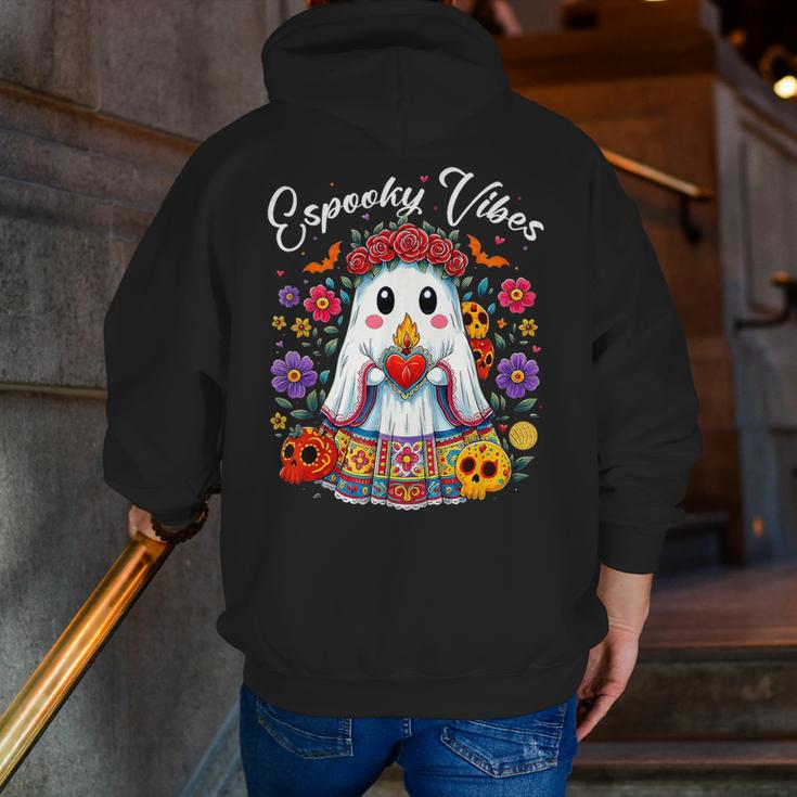 Espooky Vibes Maestra Halloween Spanish Mexican Teacher Men Zip Up Hoodie Back Print, funny gift Espooky Vibes Maestra Halloween Spanish Mexican Teacher Men Zip Up Hoodie Back Print, funny gift