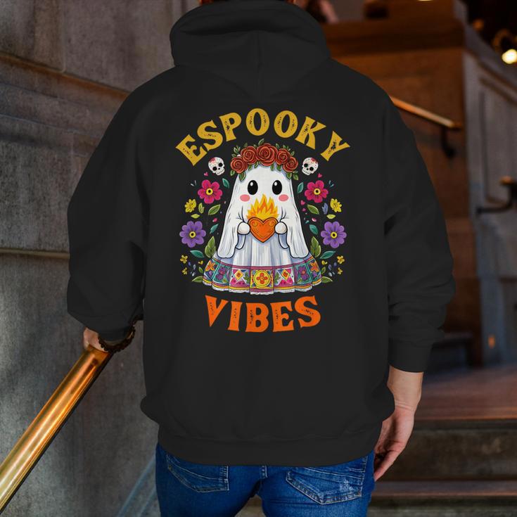 Espooky Vibes Spanish Mexican Halloween Ghost Teachers Men Zip Up Hoodie Back Print, funny gift Espooky Vibes Spanish Mexican Halloween Ghost Teachers Men Zip Up Hoodie Back Print, funny gift