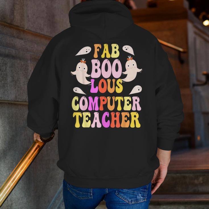 Faboolous COMPUTER TEACHER Costume This Is My Spooky Mom Dad Men Zip Up Hoodie Back Print, funny gift Faboolous COMPUTER TEACHER Costume This Is My Spooky Mom Dad Men Zip Up Hoodie Back Print, funny gift
