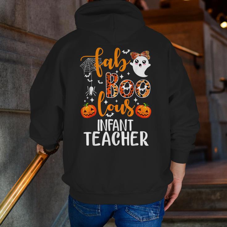 Faboolous INFANT Teacher Halloween Men Zip Up Hoodie Back Print, funny gift Faboolous INFANT Teacher Halloween Men Zip Up Hoodie Back Print, funny gift