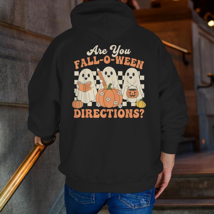Are You Fall O Ween Directions Halloween Teacher Men Zip Up Hoodie Back Print, funny gift Are You Fall O Ween Directions Halloween Teacher Men Zip Up Hoodie Back Print, funny gift