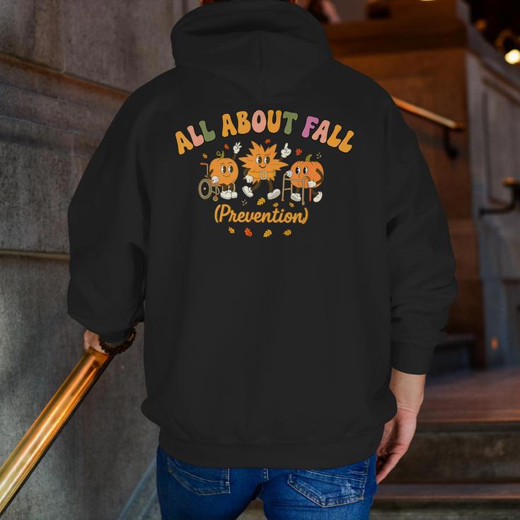 All About Fall Prevention Therapy SPED Teacher Thanksgiving Men Zip Up Hoodie Back Print, funny gift All About Fall Prevention Therapy SPED Teacher Thanksgiving Men Zip Up Hoodie Back Print, funny gift