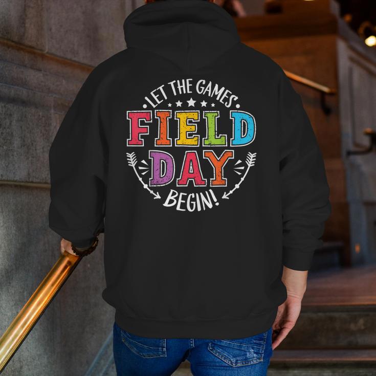 Field Day 2024 Let The Games Begin Teacher Kids Girls Boys Men Zip Up Hoodie Back Print, funny gift Field Day 2024 Let The Games Begin Teacher Kids Girls Boys Men Zip Up Hoodie Back Print, funny gift