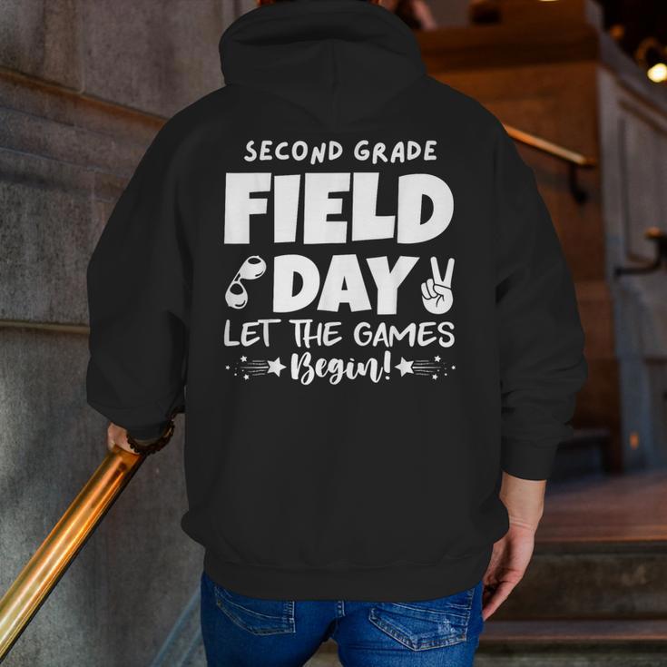 Field Day Second 2nd Grade Orange 2025 Boy Girl Teacher Men Zip Up Hoodie Back Print, 2nd Grade Teacher Hoodies, funny gift Field Day Second 2nd Grade Orange 2025 Boy Girl Teacher Men Zip Up Hoodie Back Print, 2nd Grade Teacher Hoodies, funny gift