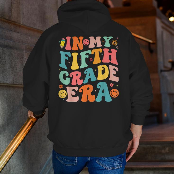 In My Fifth Grade Era 5th Grade Teacher Back To School Men Zip Up Hoodie Back Print, funny gift