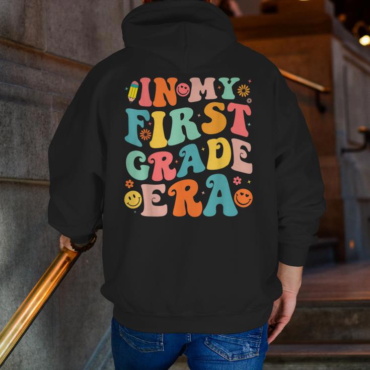 In My First Grade Era 1st Grade Teacher Back To School Men Zip Up Hoodie Back Print, First Grade Teacher Hoodies, funny gift In My First Grade Era 1st Grade Teacher Back To School Men Zip Up Hoodie Back Print, First Grade Teacher Hoodies, funny gift