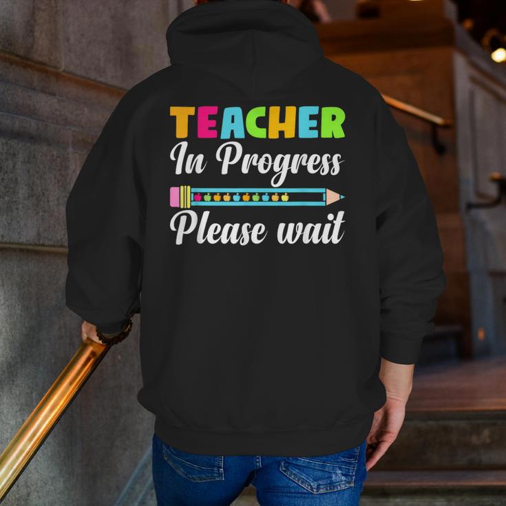 Future Teacher Cool Teacher In Progress Please Wait Men Zip Up Hoodie Back Print, Future Teacher Hoodies, funny gift Future Teacher Cool Teacher In Progress Please Wait Men Zip Up Hoodie Back Print, Future Teacher Hoodies, funny gift