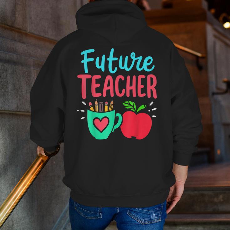 Future Teacher Education Student Men Zip Up Hoodie Back Print, Future Teacher Hoodies, funny gift Future Teacher Education Student Men Zip Up Hoodie Back Print, Future Teacher Hoodies, funny gift