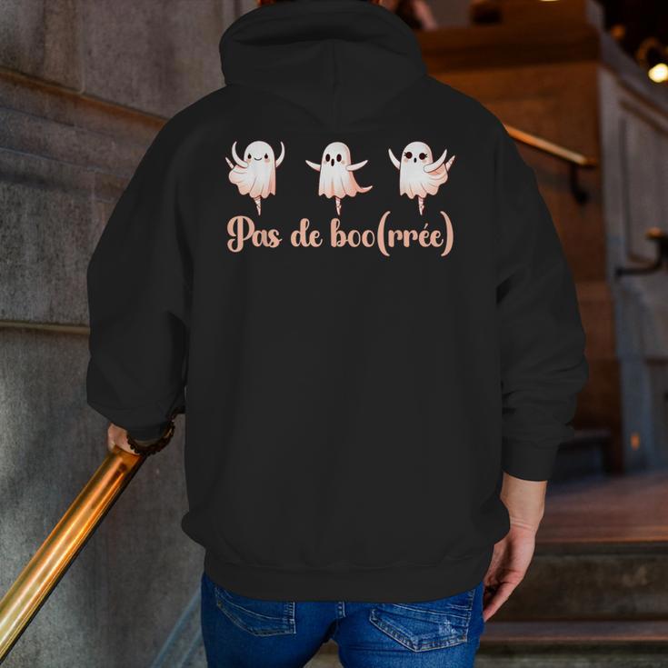 Ghost Ballet Dancer Halloween Dance Teacher Pas De Boo-Rée Men Zip Up Hoodie Back Print, funny gift Ghost Ballet Dancer Halloween Dance Teacher Pas De Boo-Rée Men Zip Up Hoodie Back Print, funny gift