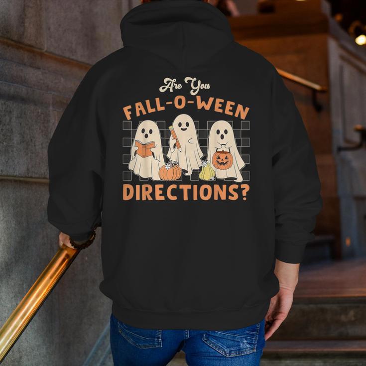 Ghost Are You Fall-O-Ween Directions Teacher Halloween Men Zip Up Hoodie Back Print, funny gift Ghost Are You Fall-O-Ween Directions Teacher Halloween Men Zip Up Hoodie Back Print, funny gift