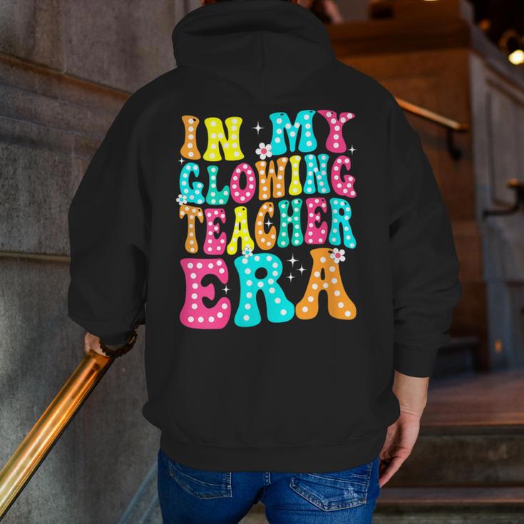 In My Glowing Teacher Era Groovy Colorful Bright Men Zip Up Hoodie Back Print, Groovy Teacher Hoodies, funny gift In My Glowing Teacher Era Groovy Colorful Bright Men Zip Up Hoodie Back Print, Groovy Teacher Hoodies, funny gift