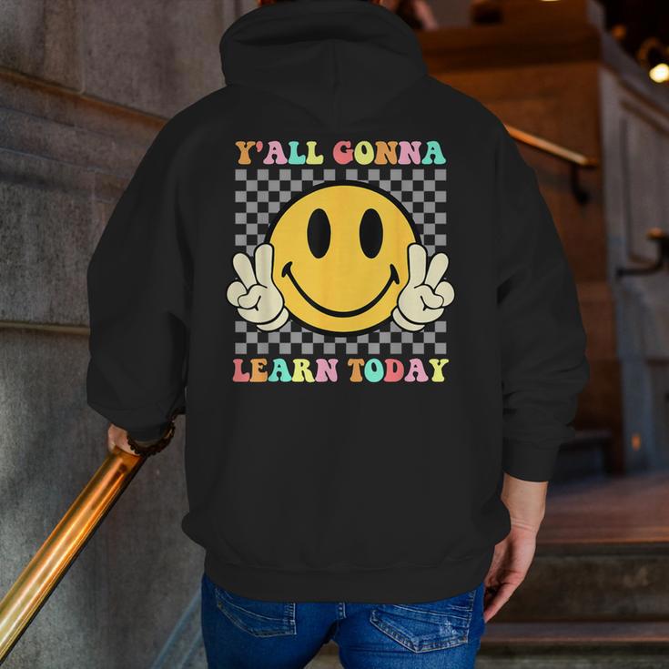 You All Gonna Learn Today Shirt Retro Groovy Teacher Life Men Zip Up Hoodie Back Print, Groovy Teacher Hoodies, funny gift You All Gonna Learn Today Shirt Retro Groovy Teacher Life Men Zip Up Hoodie Back Print, Groovy Teacher Hoodies, funny gift
