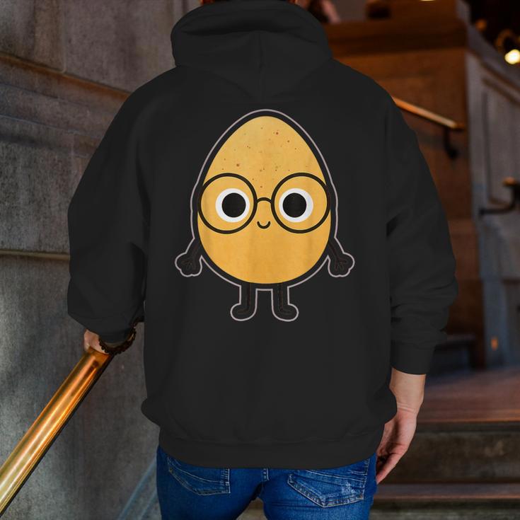 Good Egg Teacher Halloween Costume The Smart Cookie Men Zip Up Hoodie Back Print, funny gift
