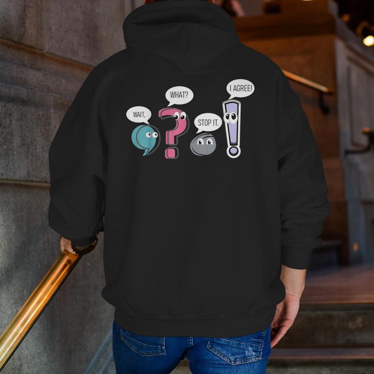 Grammar TeacherWait What Stop It I Agree Men Zip Up Hoodie Back Print, funny gift Grammar TeacherWait What Stop It I Agree Men Zip Up Hoodie Back Print, funny gift