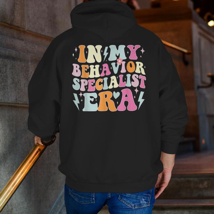 Groovy In My Behavior Specialist Era Behavior Teachers Men Zip Up Hoodie Back Print, funny gift Groovy In My Behavior Specialist Era Behavior Teachers Men Zip Up Hoodie Back Print, funny gift