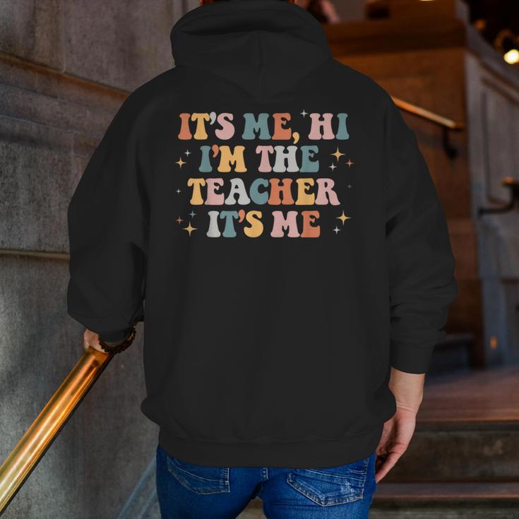 Groovy Its Me Hi Im The Teacher It’s Me Back To School Men Zip Up Hoodie Back Print, Groovy Teacher Hoodies, funny gift Groovy Its Me Hi Im The Teacher It’s Me Back To School Men Zip Up Hoodie Back Print, Groovy Teacher Hoodies, funny gift