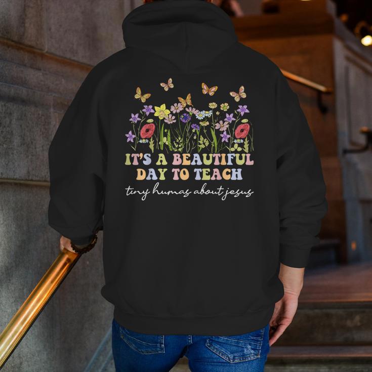 Groovy I Teach Tiny Humans About Jesus Christian Teacher Men Zip Up Hoodie Back Print, Groovy Teacher Hoodies, funny gift Groovy I Teach Tiny Humans About Jesus Christian Teacher Men Zip Up Hoodie Back Print, Groovy Teacher Hoodies, funny gift