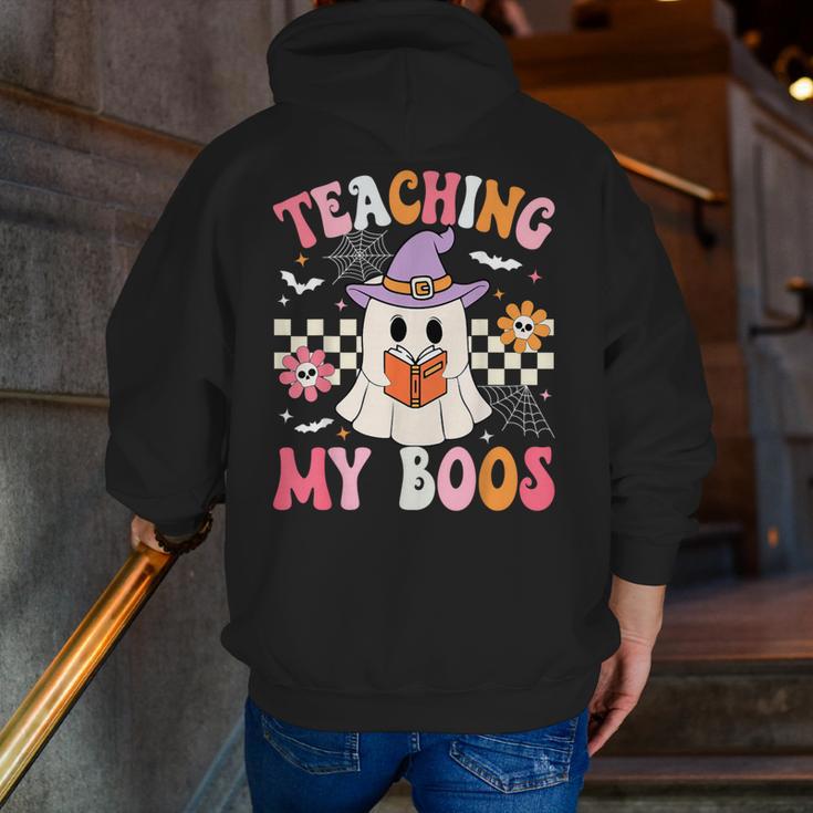 Groovy Teaching My Boos Teacher Ghost Halloween Teacher Men Zip Up Hoodie Back Print, Groovy Teacher Hoodies, funny gift Groovy Teaching My Boos Teacher Ghost Halloween Teacher Men Zip Up Hoodie Back Print, Groovy Teacher Hoodies, funny gift