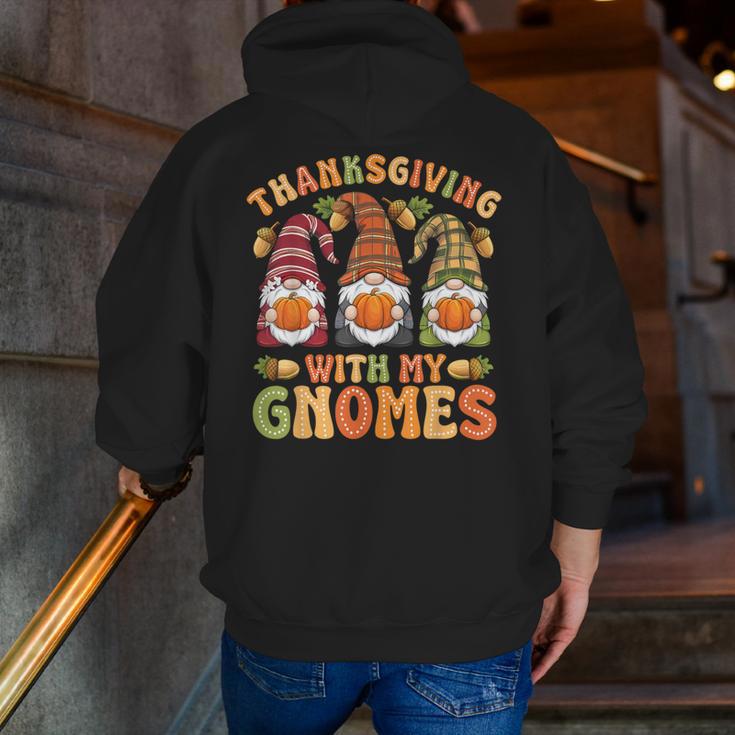 Groovy Thanksgiving With My Gnomie Women Teacher Fall Gnome Men Zip Up Hoodie Back Print, Groovy Teacher Hoodies, funny gift Groovy Thanksgiving With My Gnomie Women Teacher Fall Gnome Men Zip Up Hoodie Back Print, Groovy Teacher Hoodies, funny gift