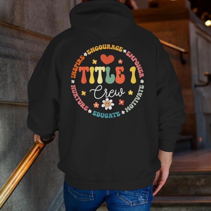 Groovy Title 1 Crew Cute Title 1 Reading Teacher Men Women Kids Men Zip Up Hoodie Back Print, Groovy Teacher Hoodies, funny gift Groovy Title 1 Crew Cute Title 1 Reading Teacher Men Women Kids Men Zip Up Hoodie Back Print, Groovy Teacher Hoodies, funny gift