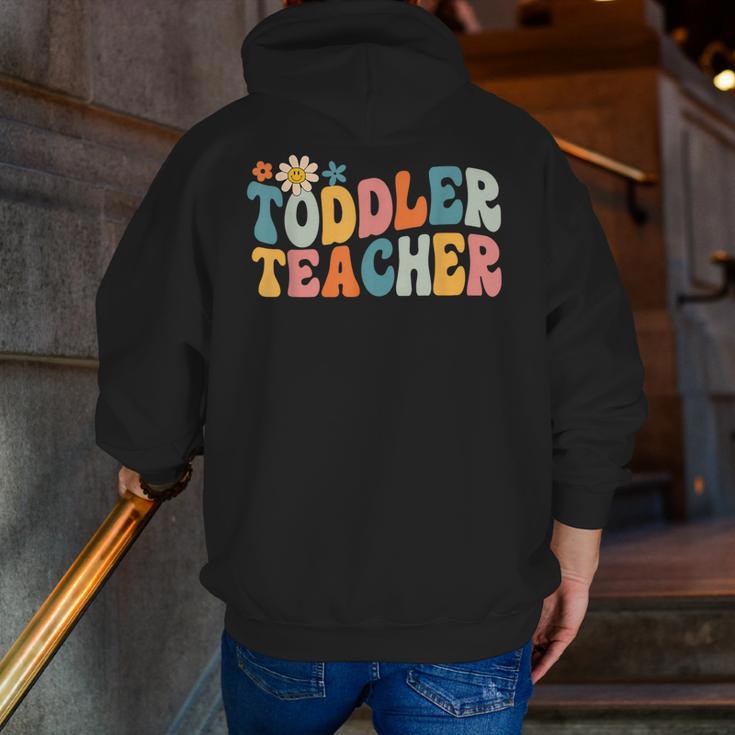 Groovy Toddler Teacher Appreciation Back To School Men Zip Up Hoodie Back Print, Groovy Teacher Hoodies, funny gift Groovy Toddler Teacher Appreciation Back To School Men Zip Up Hoodie Back Print, Groovy Teacher Hoodies, funny gift