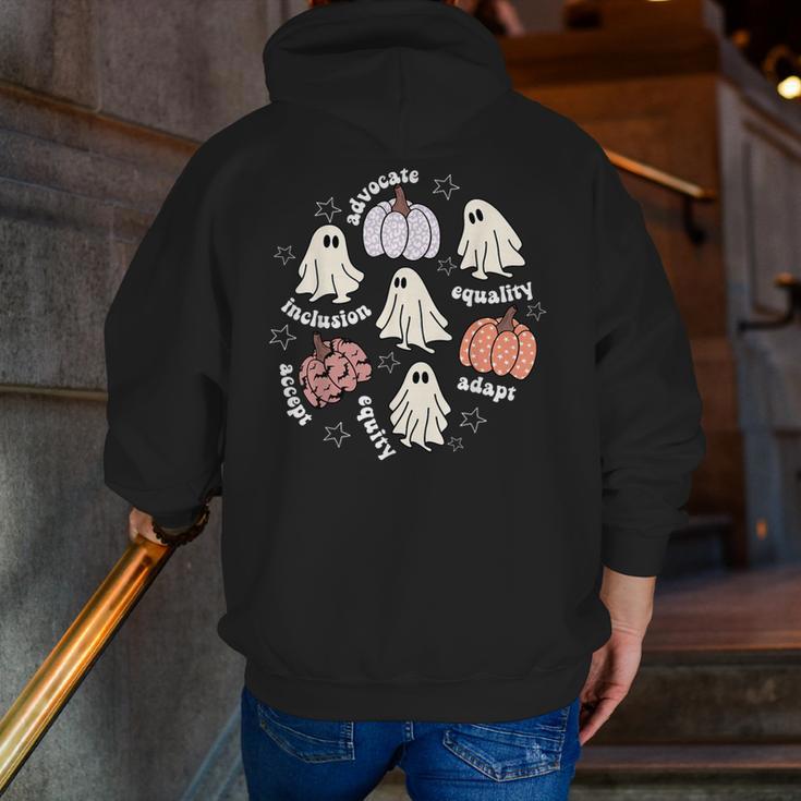 Halloween Advocate Heat Transfers Special Education Teacher Men Women Men Zip Up Hoodie Back Print, funny gift Halloween Advocate Heat Transfers Special Education Teacher Men Women Men Zip Up Hoodie Back Print, funny gift