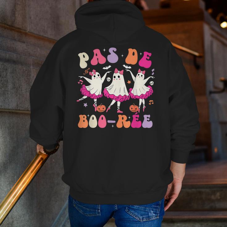 Halloween Dance Teacher Pas De Boo-Ree Ghost Ballet Dancer Men Zip Up Hoodie Back Print, funny gift Halloween Dance Teacher Pas De Boo-Ree Ghost Ballet Dancer Men Zip Up Hoodie Back Print, funny gift