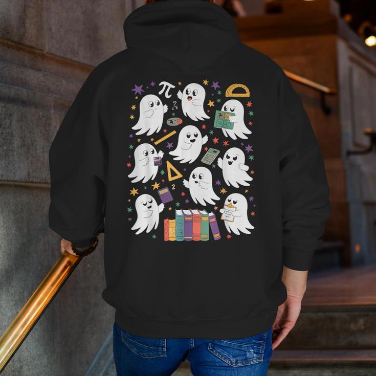 Halloween Math Teacher Ghost Math Teacher Spooky Halloween Men Zip Up Hoodie Back Print, funny gift Halloween Math Teacher Ghost Math Teacher Spooky Halloween Men Zip Up Hoodie Back Print, funny gift