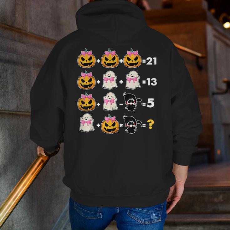 Halloween Math Teacher Men Women Order Of Operations Men Zip Up Hoodie Back Print, funny gift Halloween Math Teacher Men Women Order Of Operations Men Zip Up Hoodie Back Print, funny gift