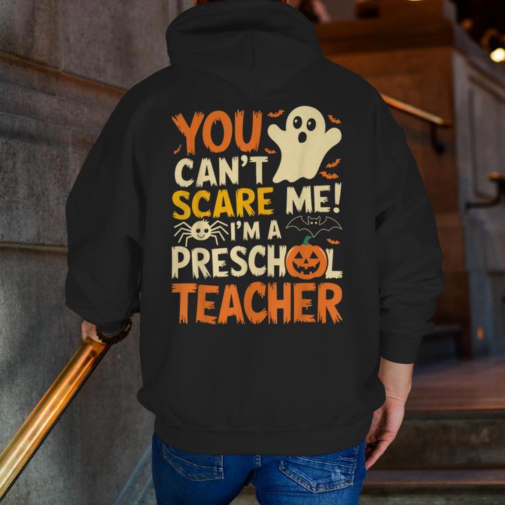 Halloween Preschool Teacher You Can't Scare Me Im A Teacher Men Zip Up Hoodie Back Print, funny gift Halloween Preschool Teacher You Can't Scare Me Im A Teacher Men Zip Up Hoodie Back Print, funny gift
